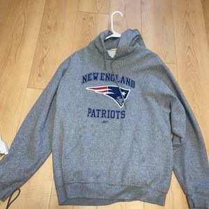 patriots grey hoodie